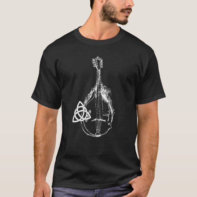 Camiseta Trinity Knot Vintage Mandolin (Anverso)