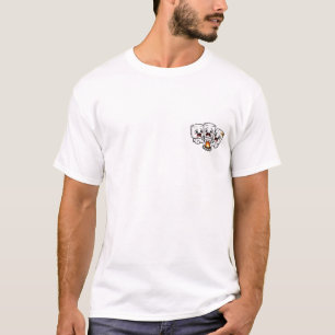 Camiseta Trío Aterrado de Malvaviscos en Pánico alrededor d