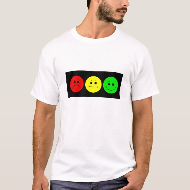 Camiseta Trío cambiante de la luz de parada (Anverso)