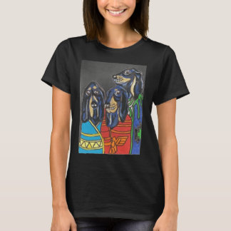 Camiseta Trio Coon Dogs in Native American Blankets