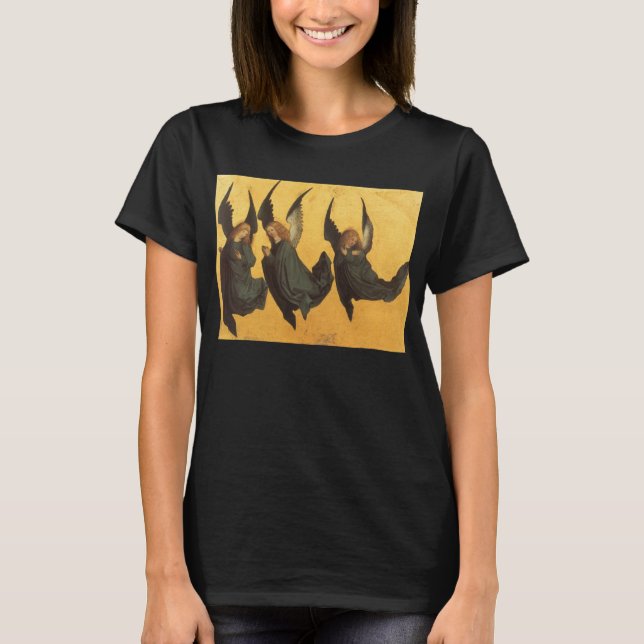 Camiseta Trío de ángeles renacentistas por maestro de House (Anverso)
