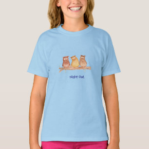 Camiseta Trío de búhos