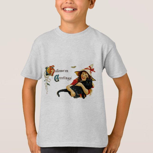 Camiseta Trio de calabaza de Halloween Jack-o-Lantern (Anverso)