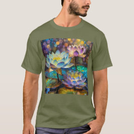 Camiseta Trío de flores de loto brillantes