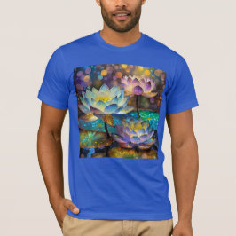 Camiseta Trío de flores de loto brillantes