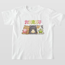 Camiseta Trio de gato Cute Hanami