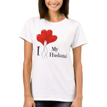 Trío de globos de corazón rojo amo a mi marido