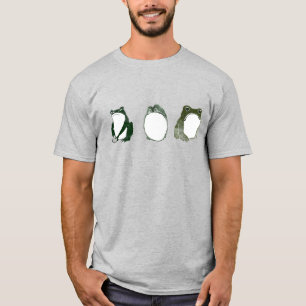 Camiseta Trio de gruñones de ranas japonesas toads del sigl