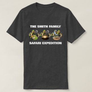 Camiseta Trio de huellas de la vida salvaje de tu familia S