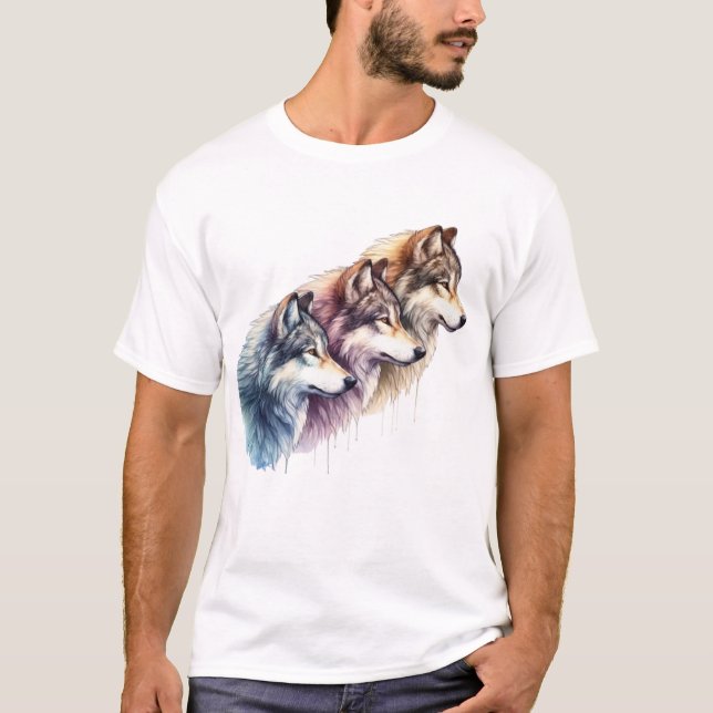 Camiseta Trío de lobos (Anverso)