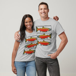 Camiseta Trío de los salmones rojos