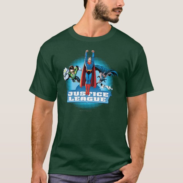 Camiseta Trio de poder de la Liga de la Justicia (Anverso)