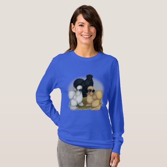 Camiseta Trío de Silkie (Anverso completo)