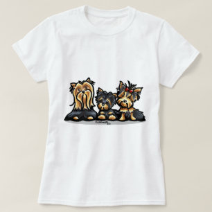 Camiseta Trío de Yorkie