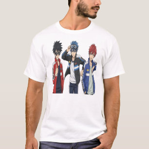 Camiseta Trio del Equipo de Carreras de Anime - De