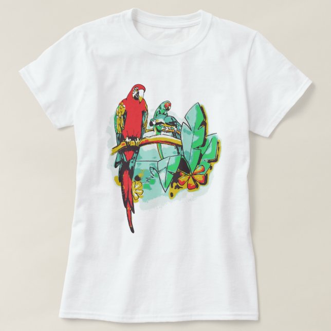 Camiseta Trío del loro (Diseño del anverso)