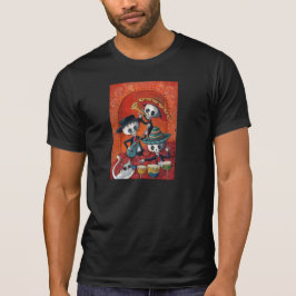 Camiseta Trío del Mariachi de Dia de Los Muertos Skeleton