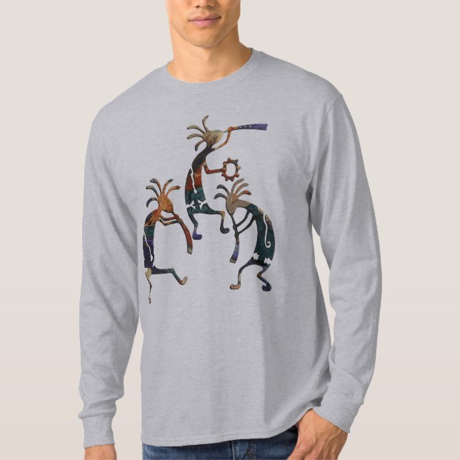 Camiseta Trío del músico de KOKOPELLI + sus ideas (Anverso)