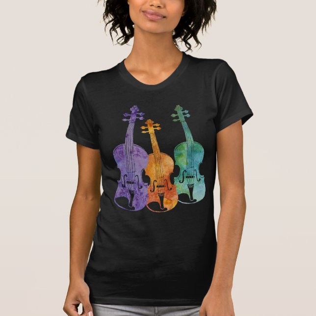 Camiseta Trío del violín (Anverso)