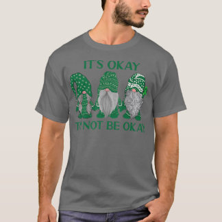 Camiseta Trio Gnome Está bien no estar bien salud mental