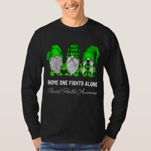 Camiseta Trio Gnome lucha sola contra la salud mental de la