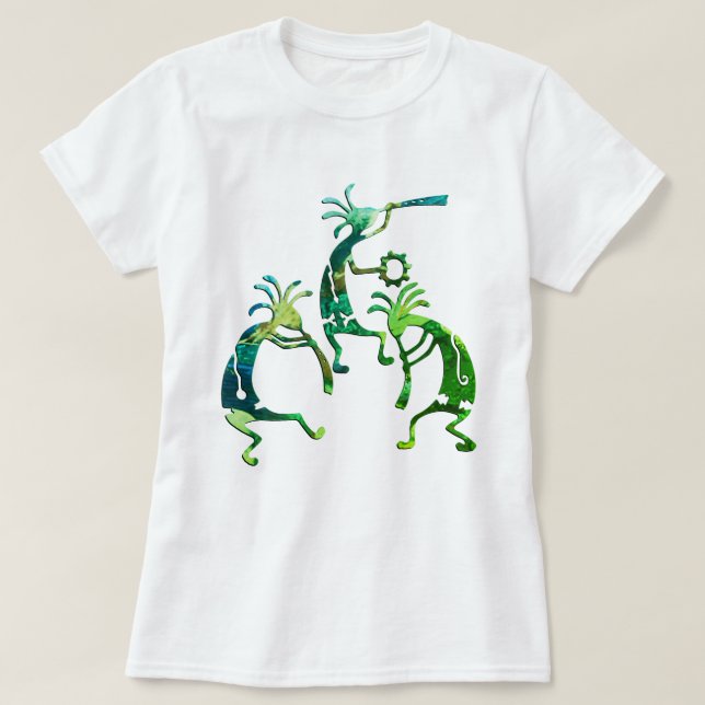 Camiseta Trío musical de KOKOPELLI + tus ideas (Diseño del anverso)
