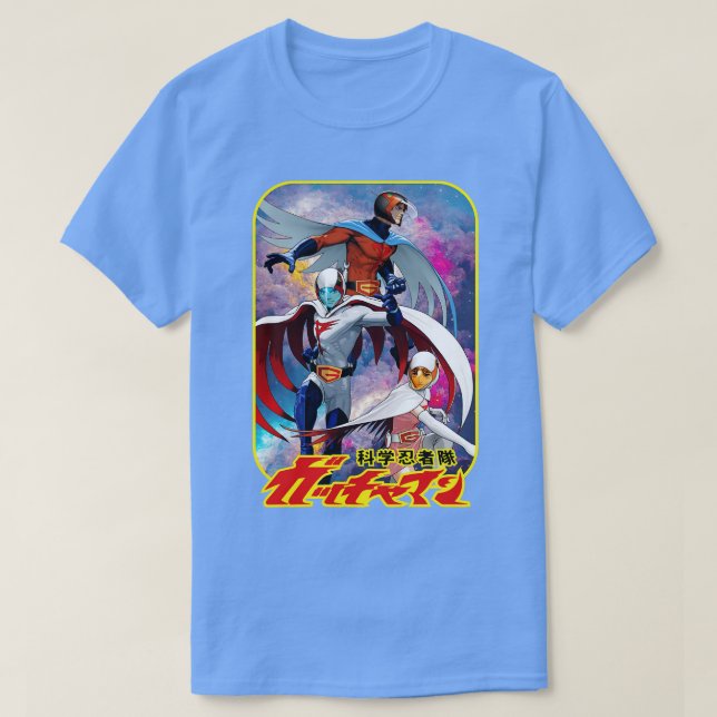 Camiseta Trío vintage de Gatchaman (Diseño del anverso)