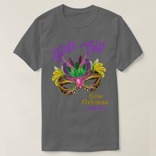 Camiseta Trip Mardi Gras 2022 New Orleans Bachelorette Part (Diseño del anverso)