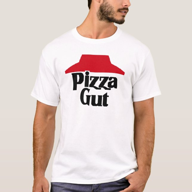Camiseta Tripa de la pizza (Anverso)