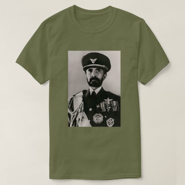 Camiseta Tripe of Judah Selassie Rasta Lion Roots (Diseño del anverso)