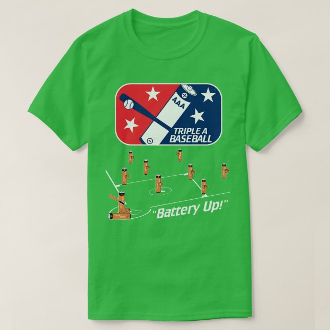 Camiseta Triple beisbol 1 (Diseño del anverso)
