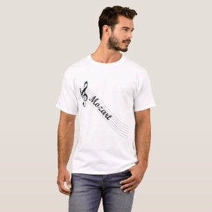Camiseta Triple de la música clásica de Mozart