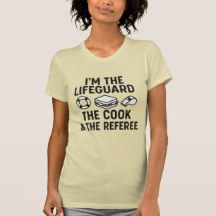 Camiseta Triple deber de mamá: Salvaguardia, cocinero y árb