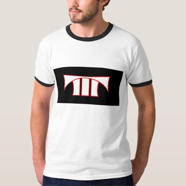 Camiseta triple del campanero de la amenaza del (Anverso)