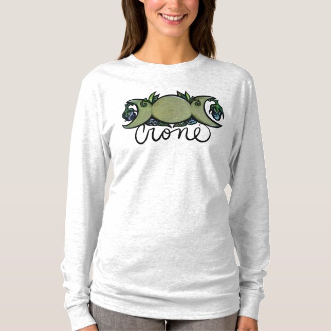 Camiseta Triple diosa de la luna crónica arte pagano (Anverso)