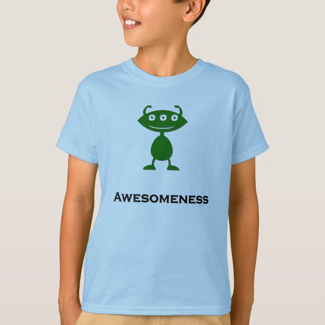 Camiseta Triple Eye Awesombe green (Anverso)