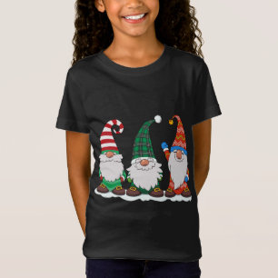 Camiseta Triple Gnome de Familia Gnome Christma