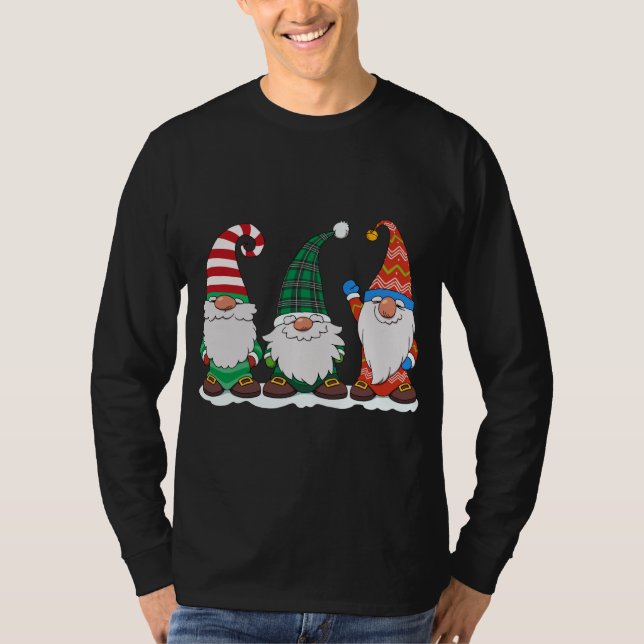 Camiseta Triple Gnome de Familia Gnome Christma (Anverso)