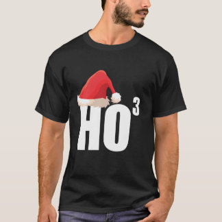 Camiseta Triple Ho Ho Tercera Potencia Friki De Las Matemát
