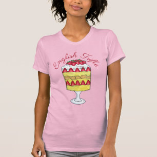 Camiseta Triple inglesa Fruit Custard Postre comida británi