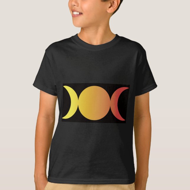 Camiseta Triple luna de Halloween (Anverso)