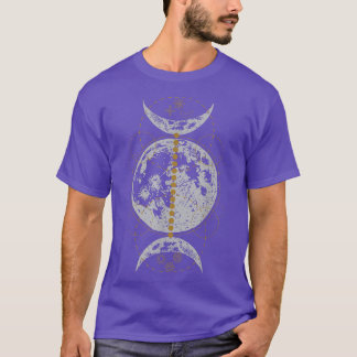 Camiseta Triple luna - Ocultación de brujería gótica Wicca