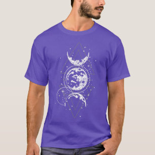Camiseta Triple Moon Goddess Phases Witch Pagan Hecate Occ