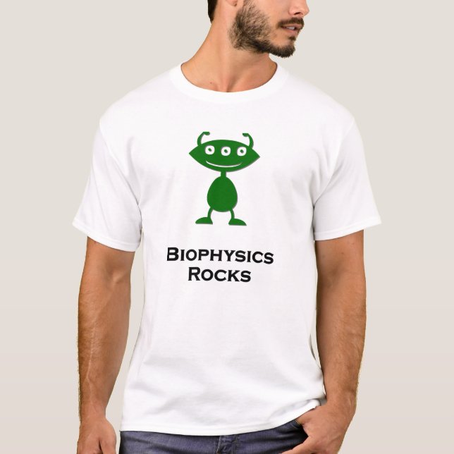 Camiseta Triple Ojo Biofísica Rocas verde (Anverso)