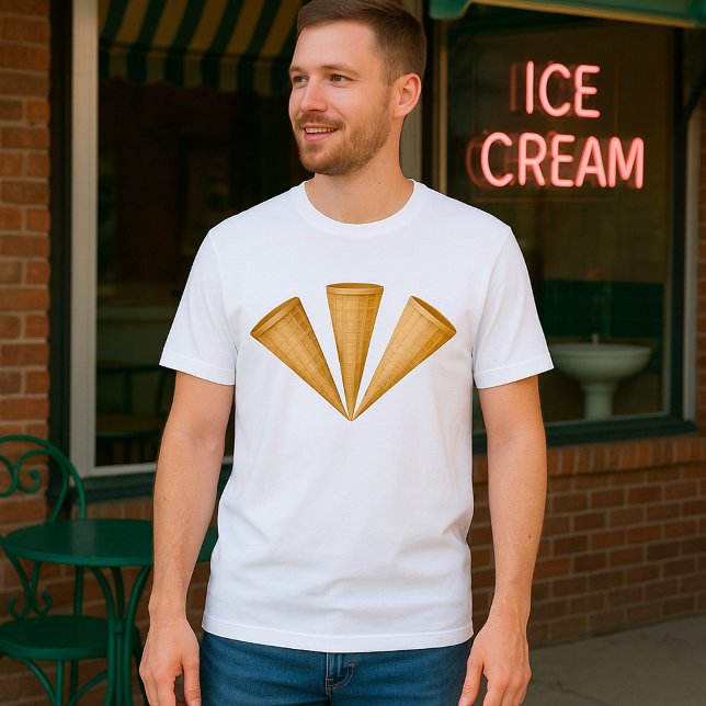 Camiseta Triple postre veraniego de helado de helado de hel (Subido por el creador)