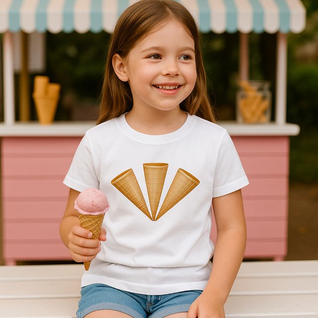 Camiseta Triple postre veraniego de helado de helado de hel (Subido por el creador)