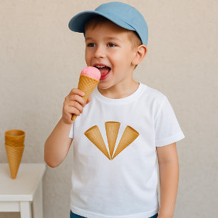 Camiseta Triple postre veraniego de helado de helado de hel