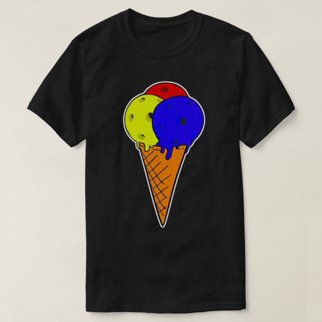 Camiseta Triple Sabor Baloncesto Helado (Diseño del anverso)