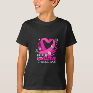 Camiseta Triple sobreviviente negativa Conciencia sobre el 