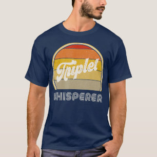 Camiseta Triplet Mom Regalos Triplet Dad Funny Triplet Mama